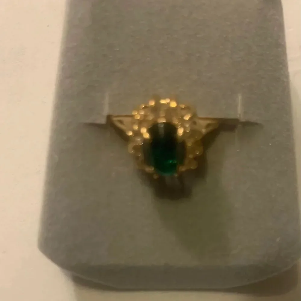 10 precious stones size 7 ladies vintage rings size 7